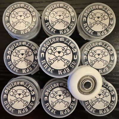 SQUIRRELIES 7 INCH VINYL ADAPTER by JESSE DEAN DESIGNS