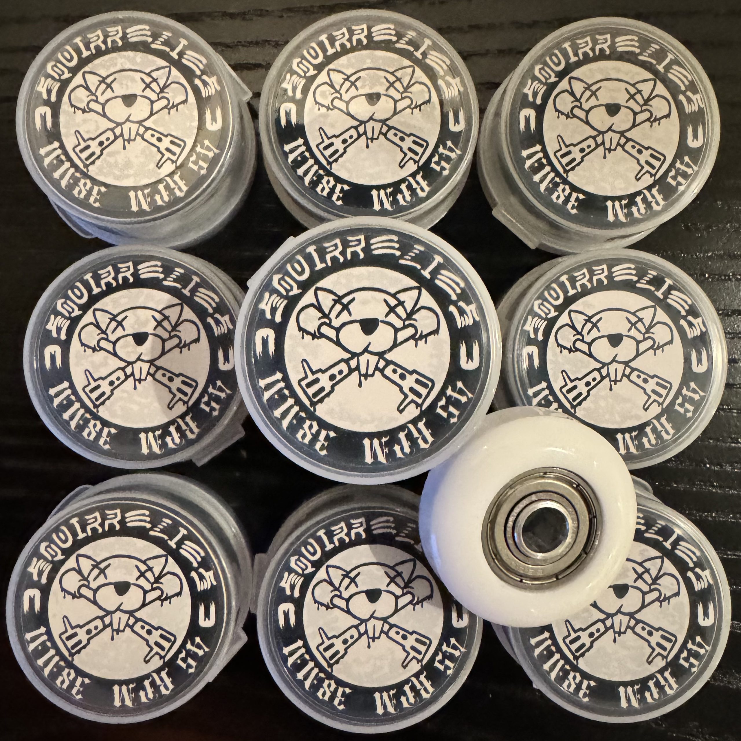 SQUIRRELIES 7 INCH VINYL ADAPTER by JESSE DEAN DESIGNS