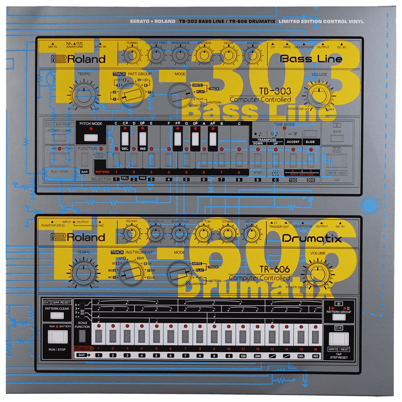 Serato TB 303 BASS LINE TR 606 DRUMATIX CONTROL VINYL - Image 2